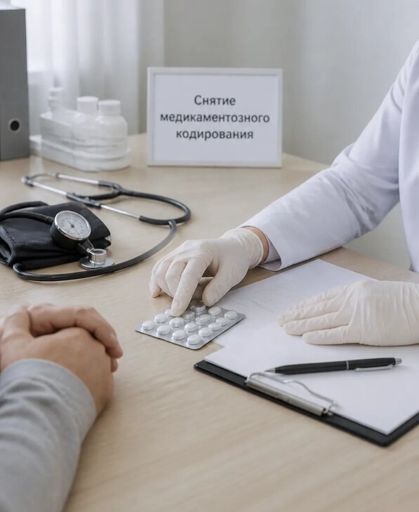 Снятие медикаментозного кодирования в Чапаевске от 5108 р. | Медзона